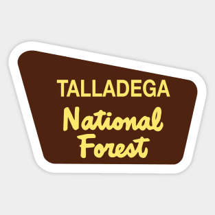 Talladega National Forest Sticker